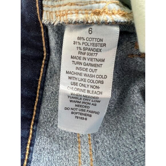 a.n.a A New Approach Women's Jegging Jeans Dark Wash Size 6 - Picture 4 of 8